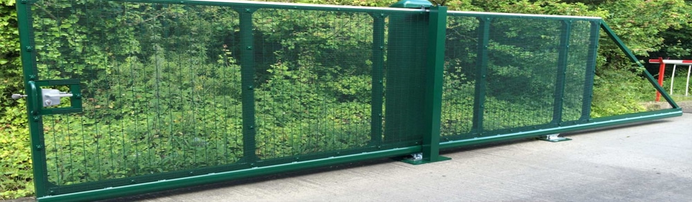 manual sliding car park barriers