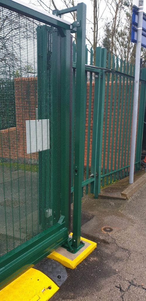 green prison mesh fencing