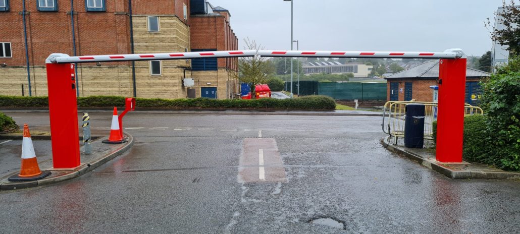 closed parking barrier