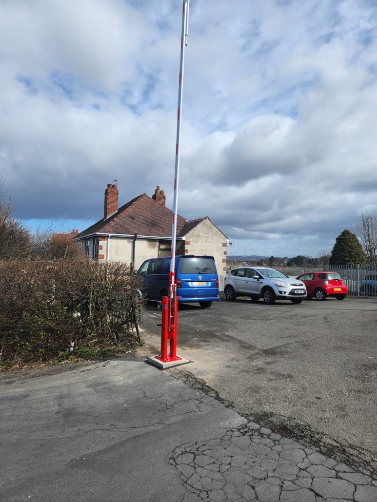 Manual car park barrier for school car park