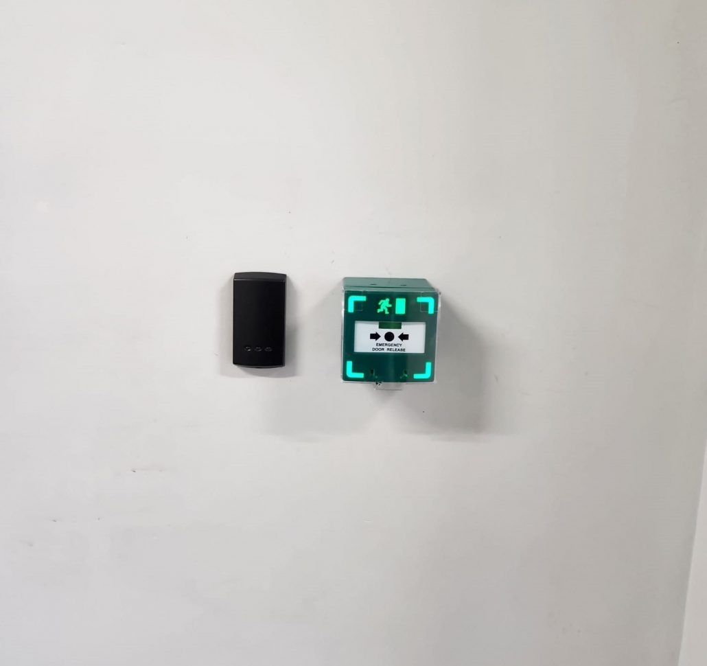 access control system and fire alarm installation