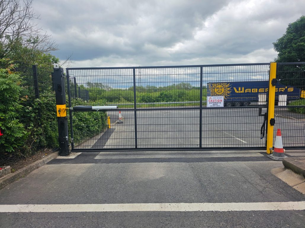 Access control automatic gate - inside left