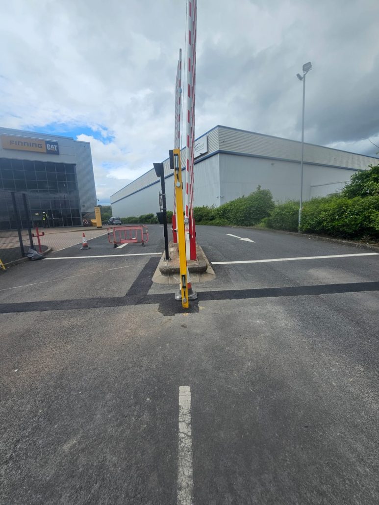 Access control automatic gate - open gate