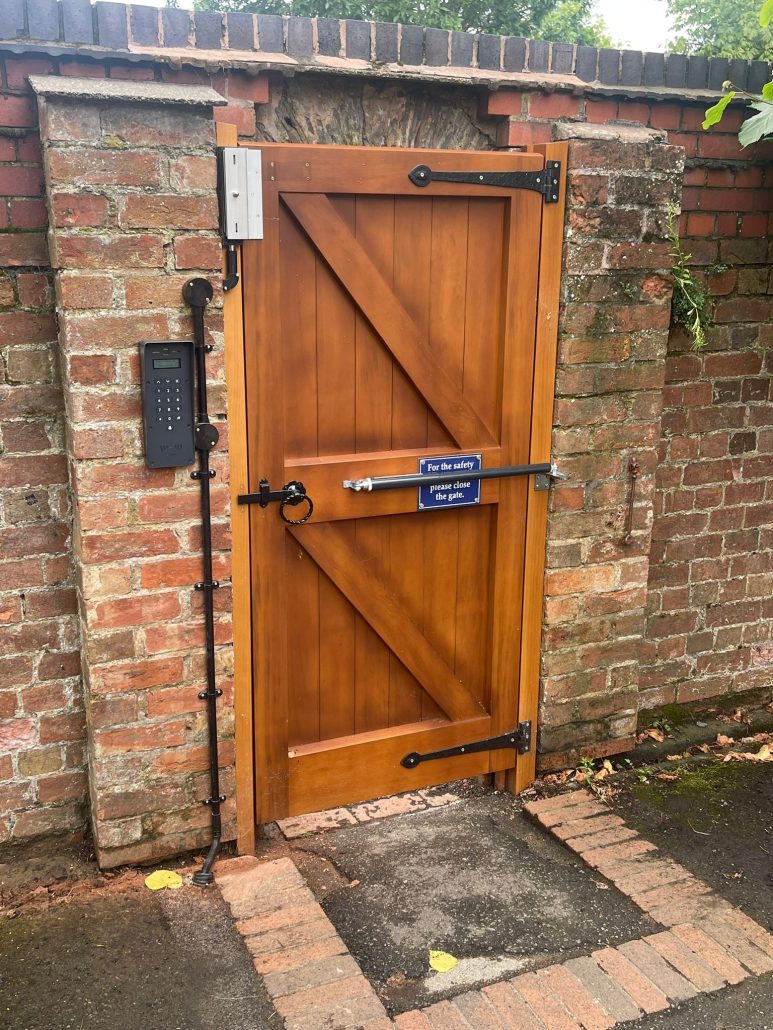 Access Control System on gate for school