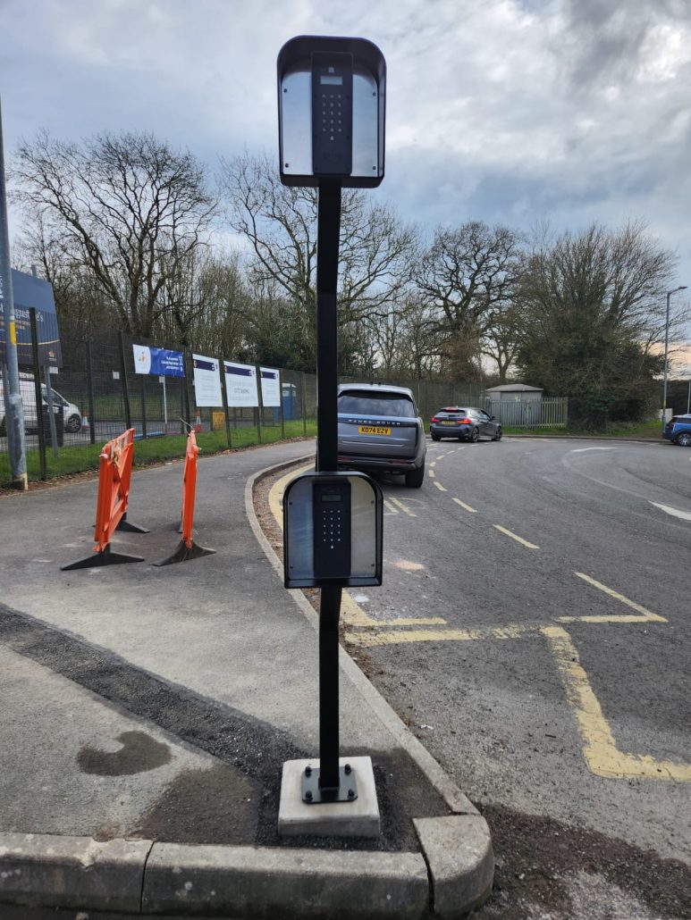Access control point for automatic gate