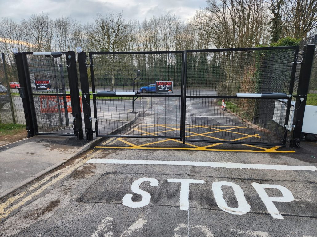 Access controlled automatic gate