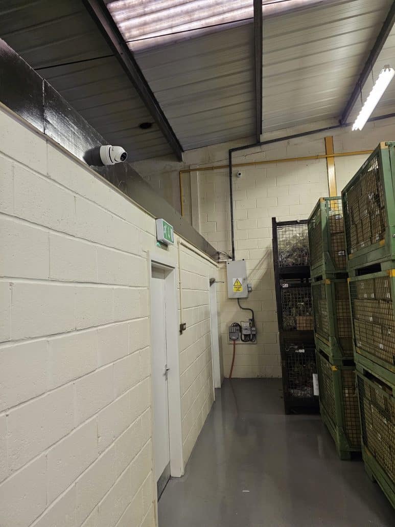 cctv installed in warehouse
