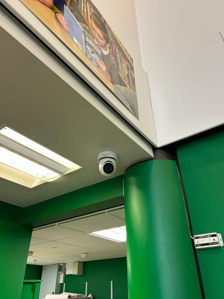 CCTV Camera in commercial building