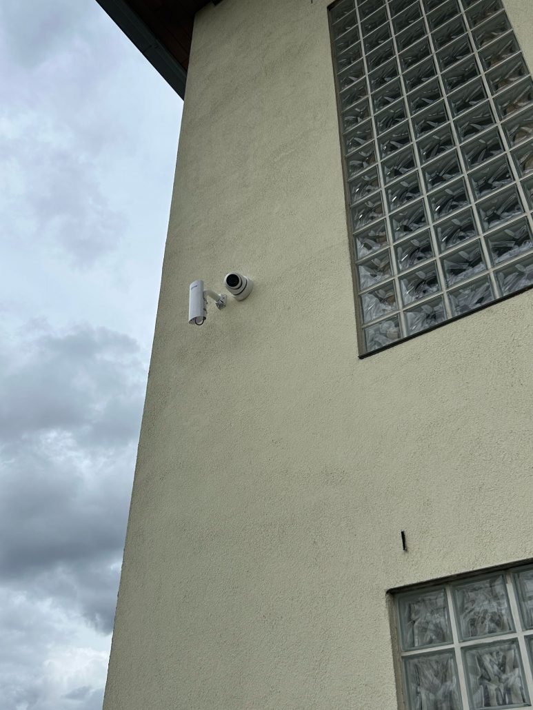 CCTV camera & wireless bridge