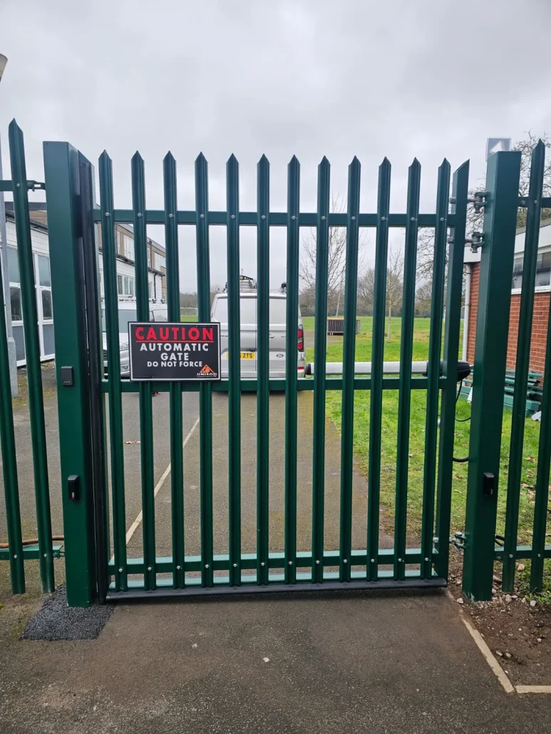 Automatic gate for school