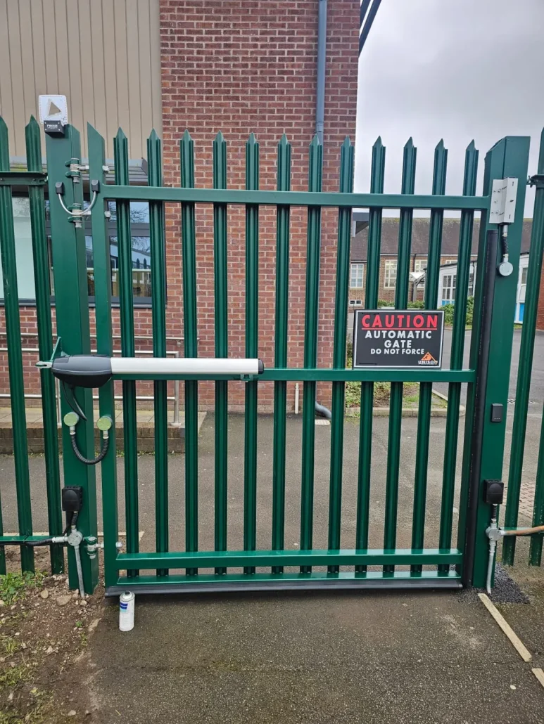 Automatic gate for school premises